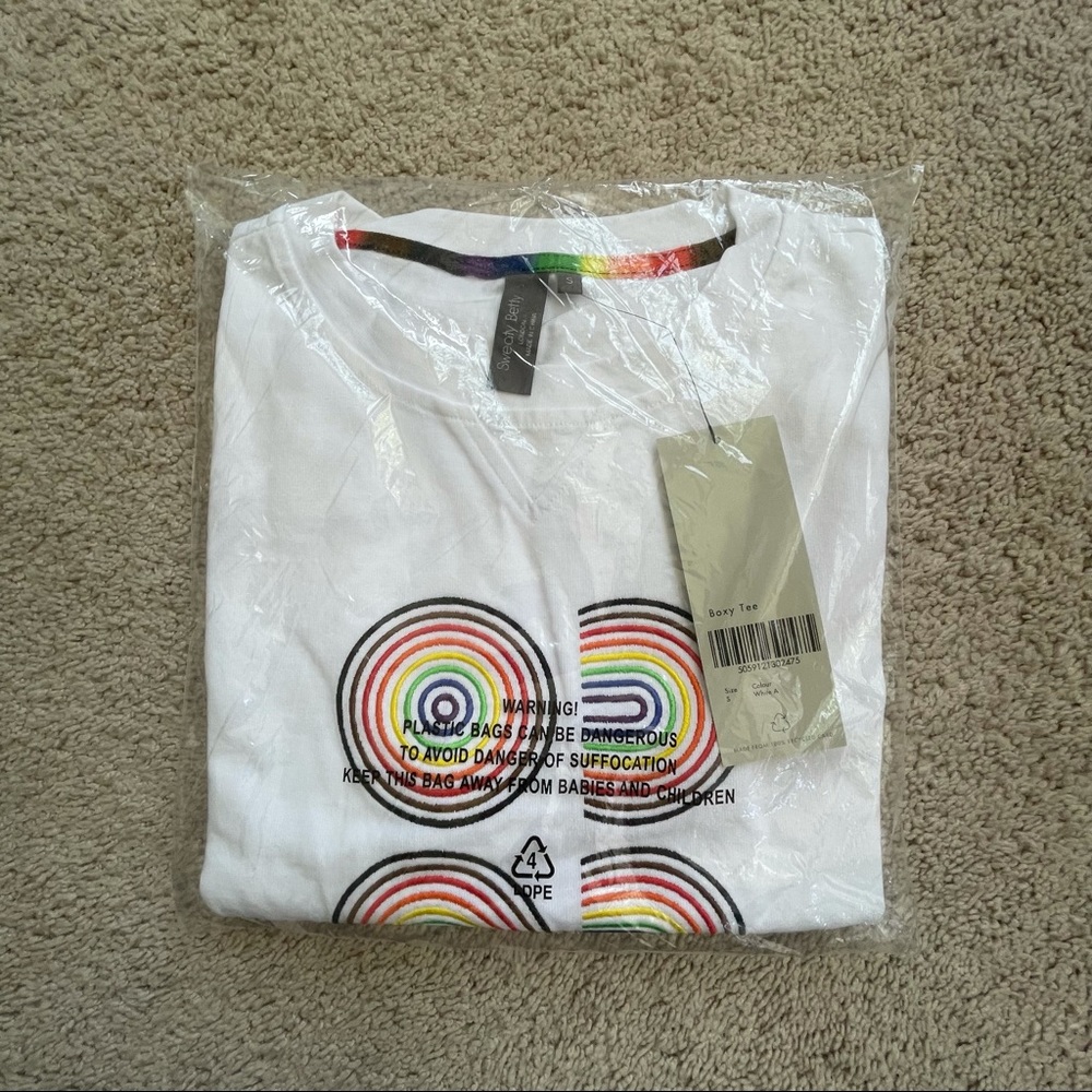 SWEATY BETTY PRIDE BOXY TOP